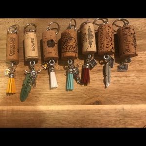 Cork keychains